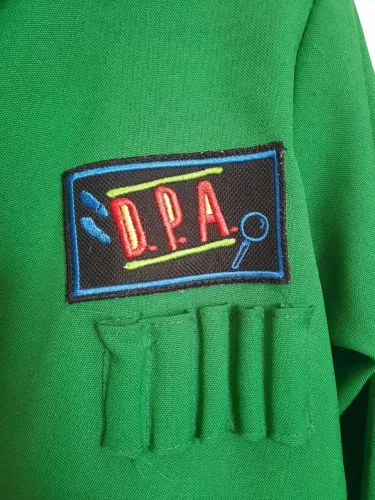 Jaqueta D.P.A Verde (Detetives do Predio Azul).