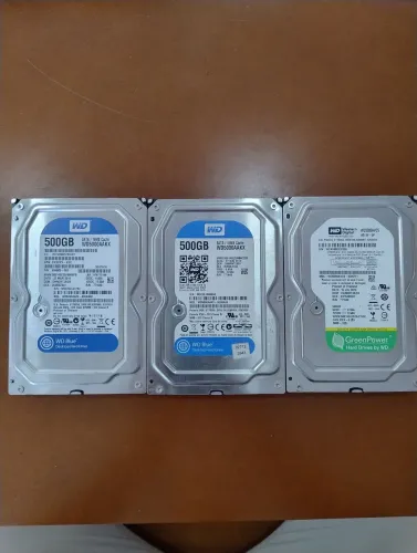 HD Western Digital 500 GB. Lote 3 unidades.