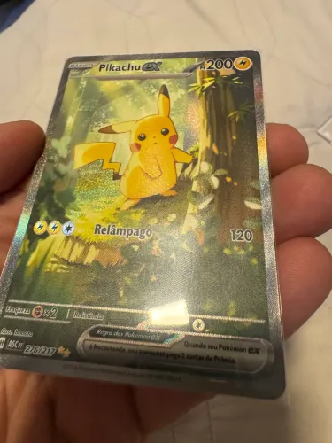 Pikachu ex 276/217 - Rara Ilustração Especial
