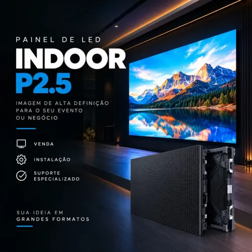 Painel de LED P2.5 Indoor | Venda e Instalação Profissional