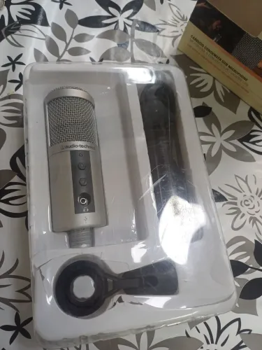 MICROFONE CONDENSADOR CARDIOIDE AUDIO TECHNICA ATR2500-USB