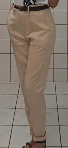 Calça Social Bege P