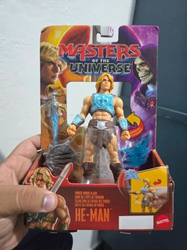 Action Figure He-man Masters of The Universe Mattel Autografado por Camila Mendes