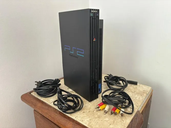 PS2 Fat em perfeito estado 