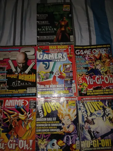 Revistas Antigas Animes e Games (Geek)