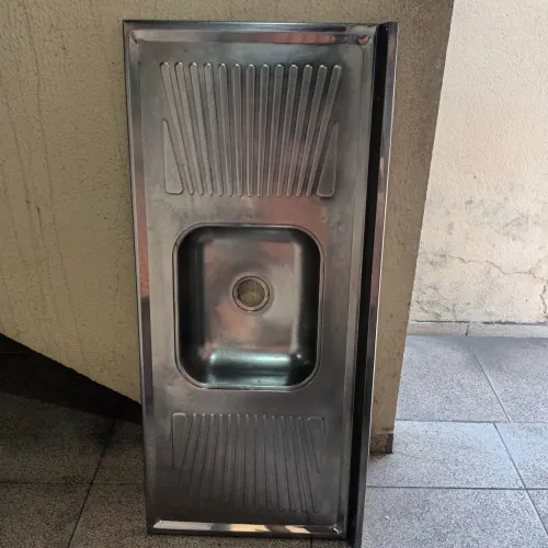 Pia inox 1,20