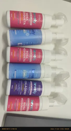 Kit com 6!Mousse Facial Lovely