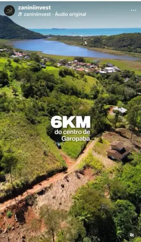 Terreno com vista para Mar e Lagoa na Costa do Macacu - Garopaba - SC