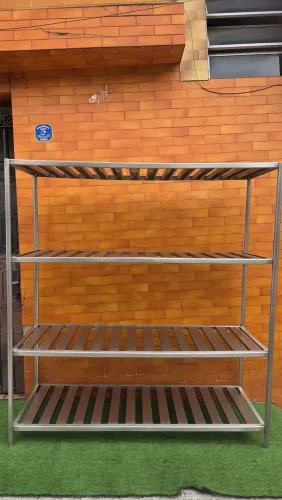 Prateleira inox 304 Estante industrial 