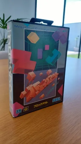 Jogo Blockout Original Japonês para Mega Drive