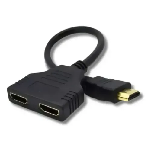 Adaptador Splitter Hdmi H'maston Mu34 1x2 Full Hd 1080p E 3d Novo Loja Coimbra