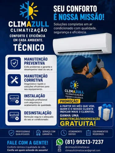 Instalação e manutenção em ar condicionado