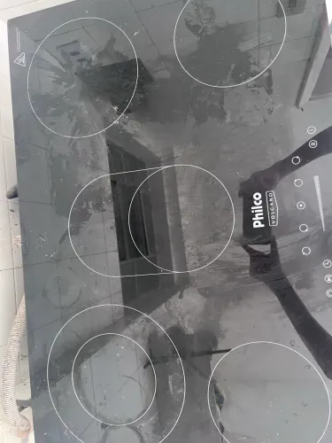 Cooktop Elétrico Philco Volcano 5 bocas, vitrocerâmico - PCT55VC/PCT05VC 220V.