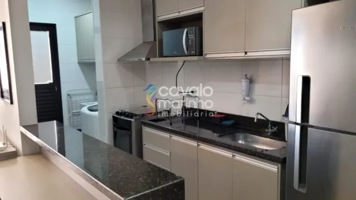 Flat mobiliado para alugar no Edifício Alice com 1 quarto e 1 vaga, 36m² - Nova Aliança.