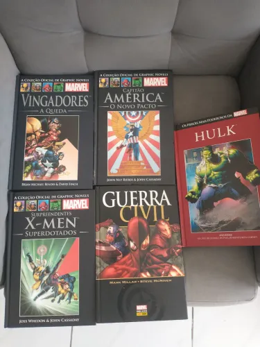 Lote HQs Marvel Capa Dura - Guerra Civil Deluxe / Salvat