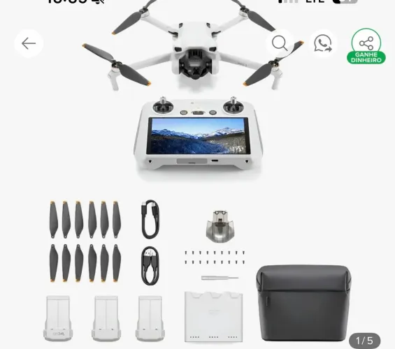 Drone dji mini 3 combo fly more