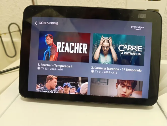 Amazon Echo Show 8 - 2ª Geração (Cor Preto/Preto Antracite)
