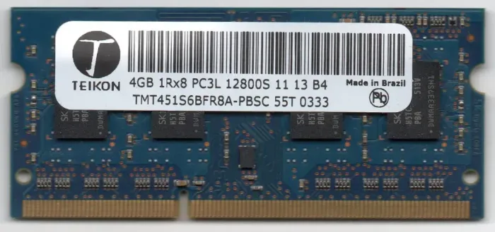 Memória RAM DDR3 4 GB para Notebook 1600 MHZ
