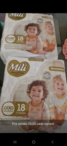 Fralda descartável 