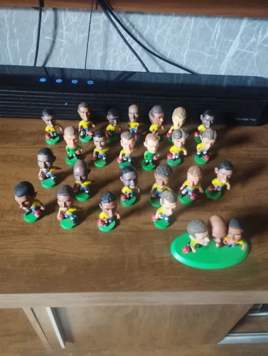 Coleção minicraques originais coca cola - 23 jogarores individuais + trio especial