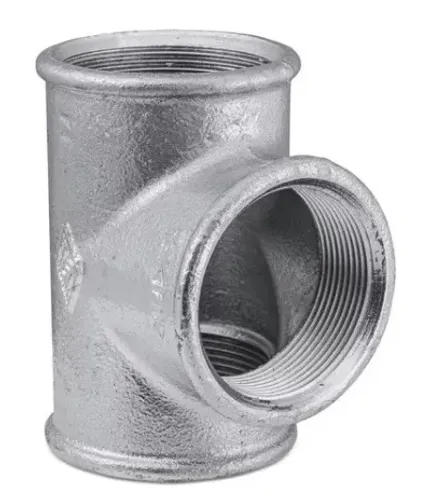 Te Galvanizado 90º Graus 1.1/2 C/ Rosca Bsp