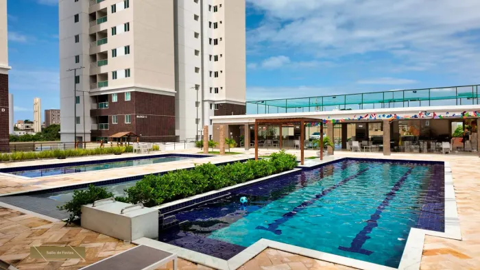 Apartamento Bancários C/69,87m² Torre C 9º Andar, 3 Quartos, 1 Suíte, Varanda, 01 Vaga