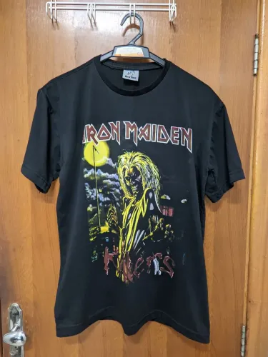 Camisa iron Maiden estampada