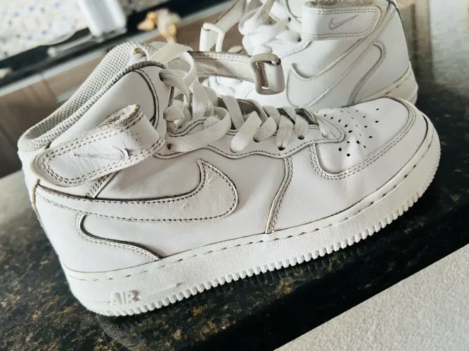 Tênis Nike Air Force 1 Mid Original Branco - Tam 36/37?