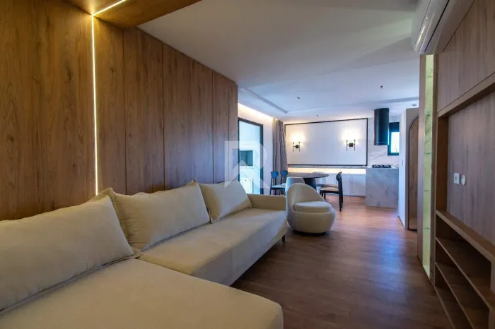 Apartamento Mobiliado em Cond. Clube com 2 quartos, closet, 2 vagas, 106m2 para alugar - A