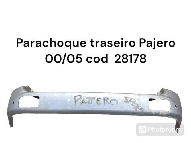 Parachoque traseiro Pajero 00/05
