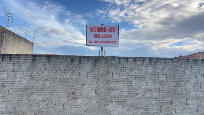 Vendo terreno 12x30
