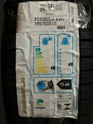 Pneu pirelli Formula Evo 185/65 R 15 88H novo apenas 350 reais