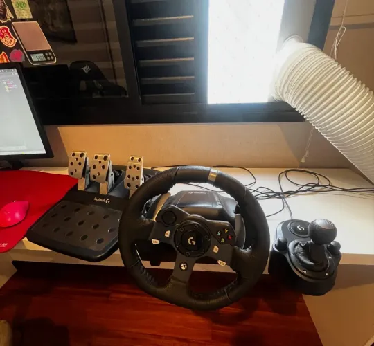 Volante g920 + câmbio manual
