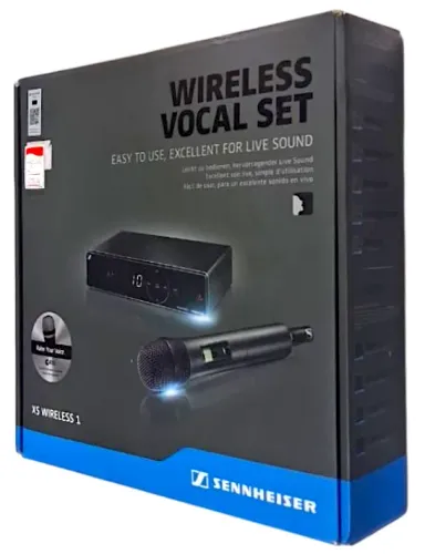 Microfone Sem Fio Sennheiser Xsw 1-835k Cx Manual E Fonte