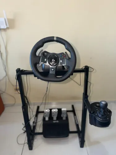 Logitech G920 + Câmbio H + Suporte