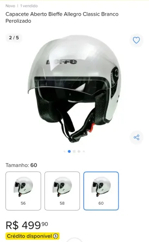 Capacete BIEFFE HELTMES