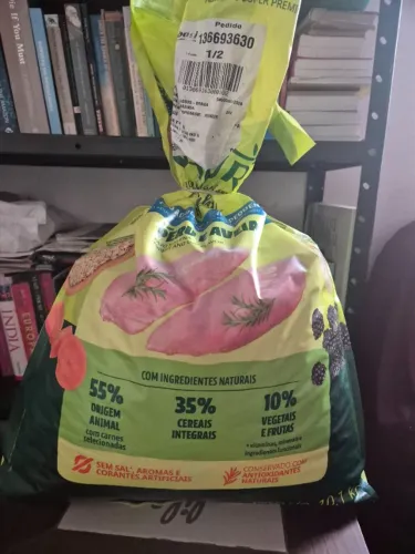 5 kg Ração Guabi natural (5 kg) cães adultos light raças mini e pequena peru e aveia