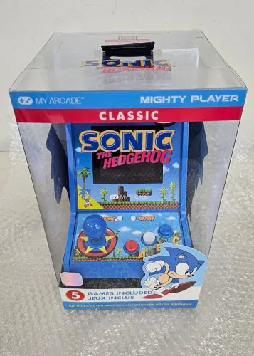 My Arcade Sonic Mighty Player com 4 jogos