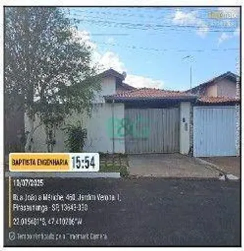 Casa com 1 dormitório à venda, 156 m² por R$ 267.672,01 - Jardim Verona II - Pirassununga/