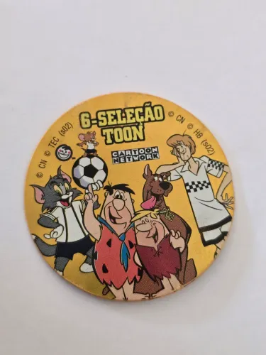 Tazo Copa Toon Ouro Número 6 Elma Chips 