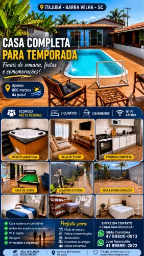 Casa de Temporada - Barra Velha/SC