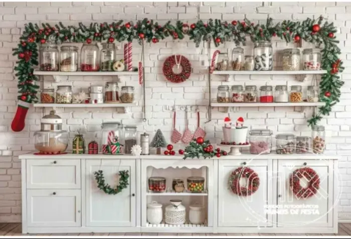 Fundo fotográfico de natal 