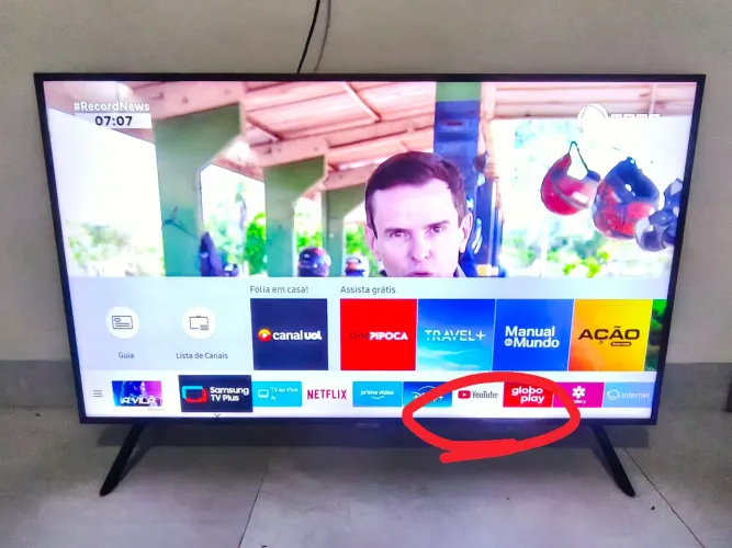 Tv 50 Samsung Smart 4k - Passo Cartão e Pego TV menor 