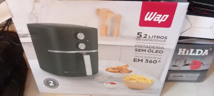 Fritadeira elétrica Airfry 5,2 litros de capacidade