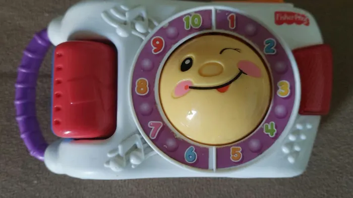 Brinquedo Máquina fotográfica Fisher price câmera aprender e brincar infantil brinquedo