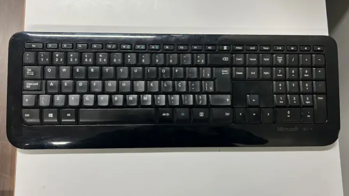 Teclado Wireless Microsoft 800 Sem Fio - Funcionando