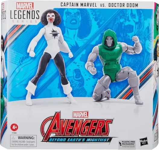 Marvel legends - captain marvel vs doctor doom 