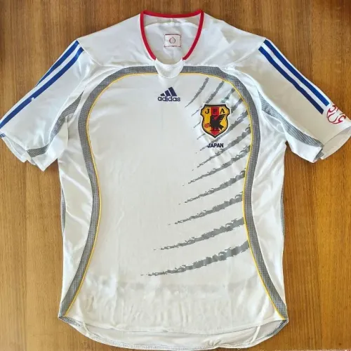 camisa original 2006 seleção japão away branca tamanho m 2007