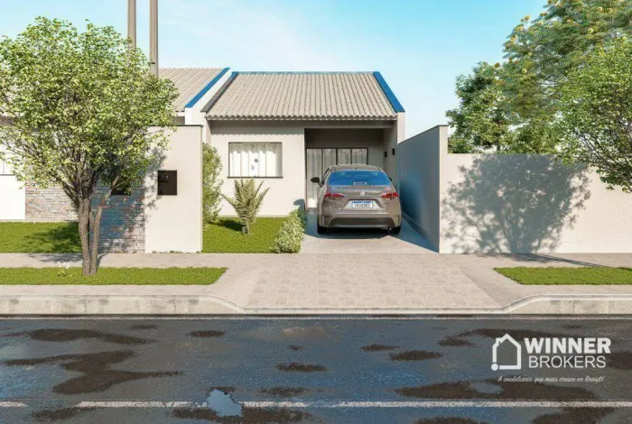 Casa com 3 dormitórios à venda, 70 m² por R$ 260.000,00 - Jardim Bela Vista II - Paiçandu/
