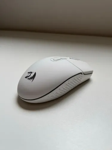 Mouse Gamer Redragon Invader PRO branco novo (garantia e parcelamento)